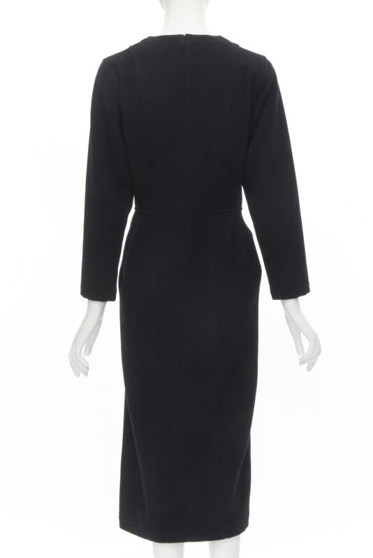 Comme Des Garcons Panelled Sheath Dress - Side view