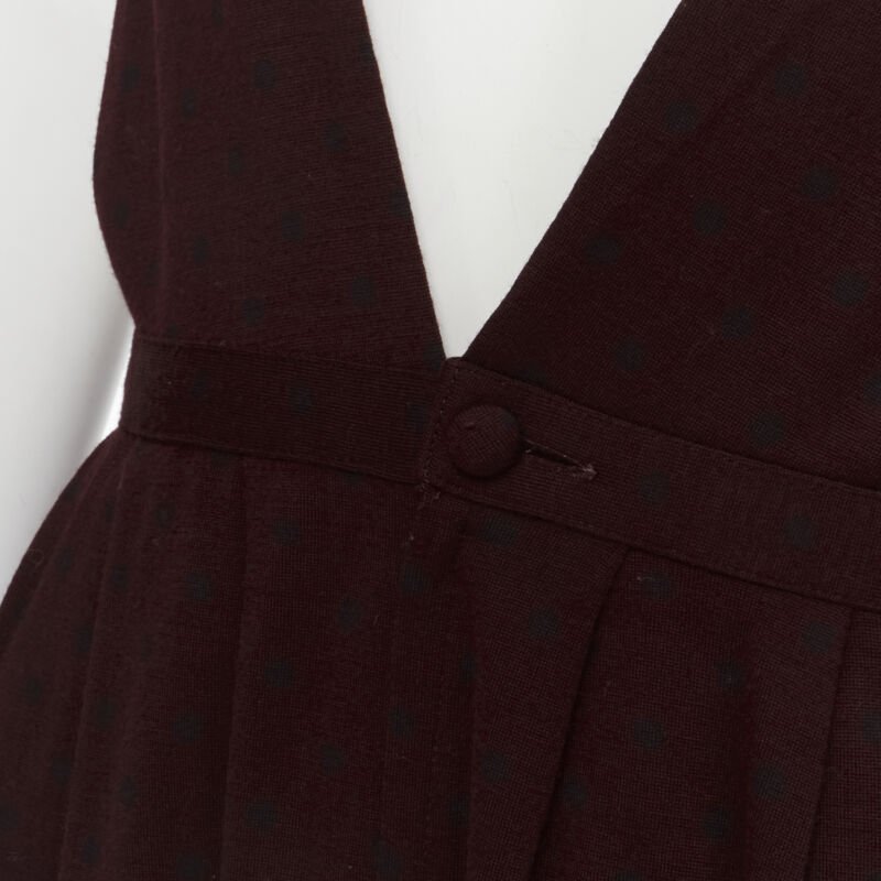 Comme Des Garcons Polka Dungaree Skirt - Detail 2