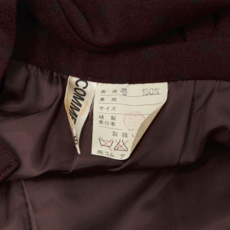 Comme Des Garcons Polka Dungaree Skirt - Image 12