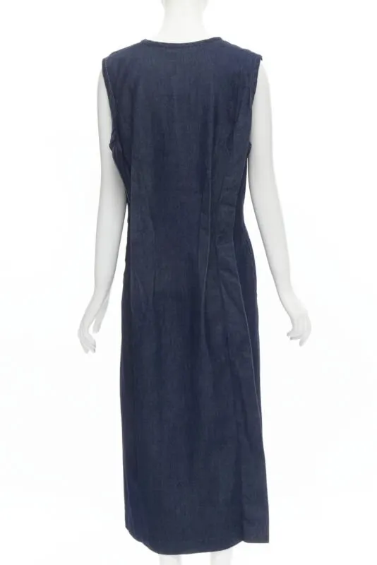 Comme Des Garcons Pinched Seam Dress Blue Denim Never worn - Box View
