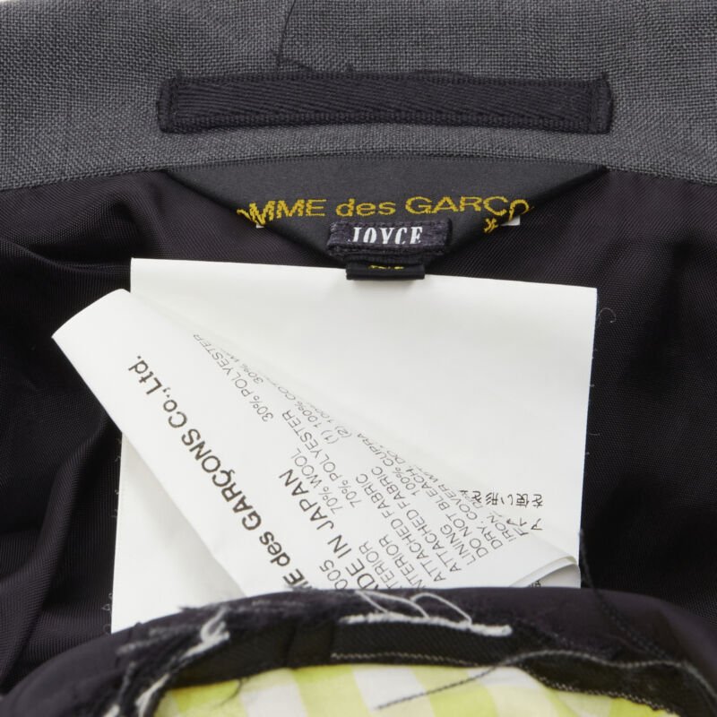 Comme Des Garcons Draped Pinstripe Blazer - Image 14