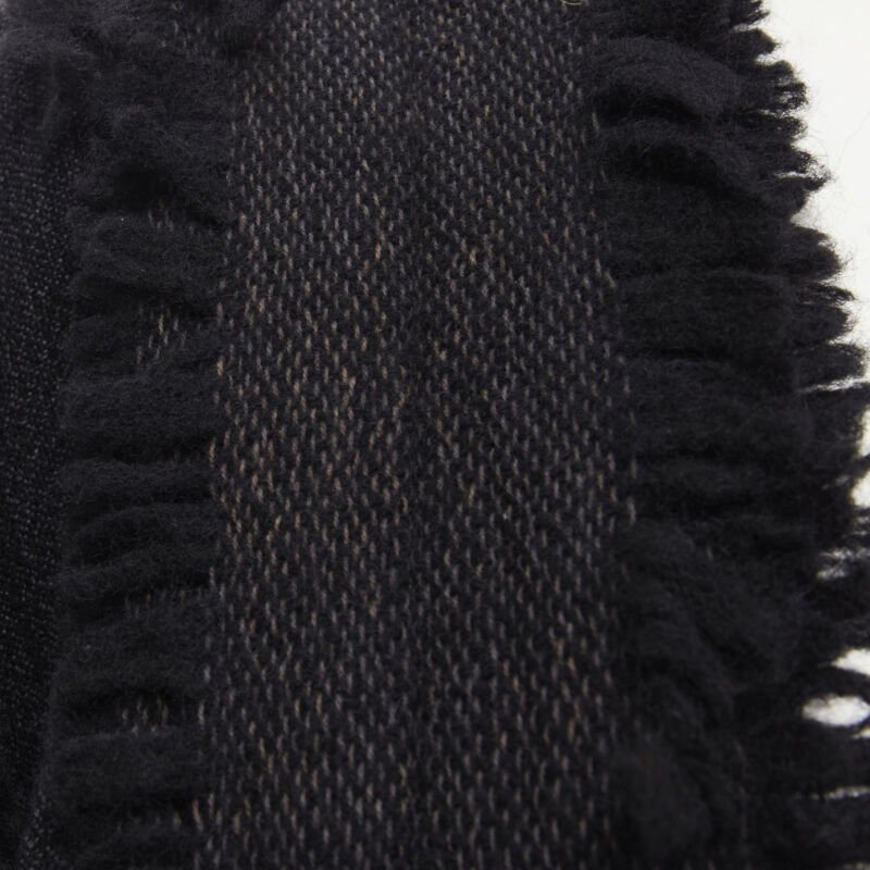 Issey Miyake Grey Fringe Cocoon Coat - Image 12