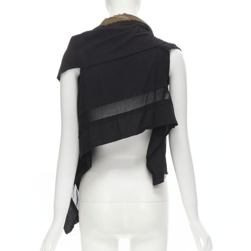 Junya Watanabe Twisted Zipper Vest - Side view