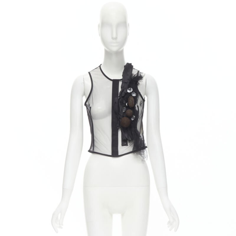 Comme Des Garcons Mesh Jewel Vest - Image 12