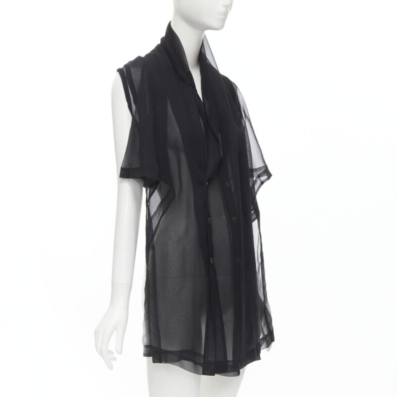 Comme Des Garcons Layered Sheer Shirt - Image 6