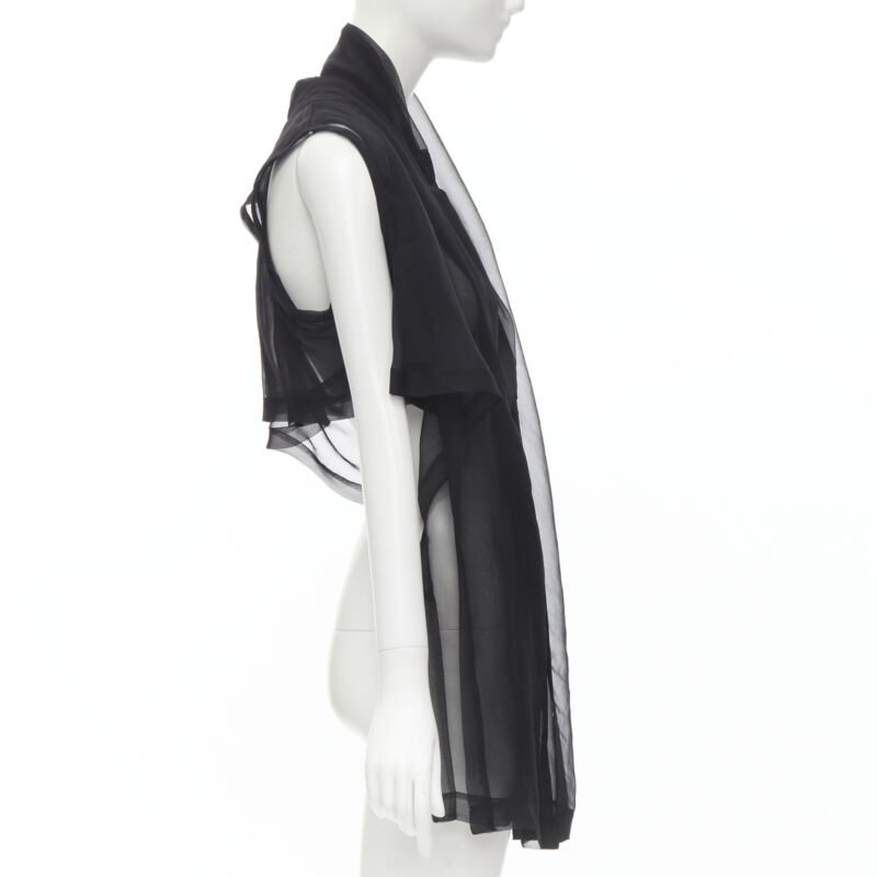 Comme Des Garcons Layered Sheer Shirt - 4