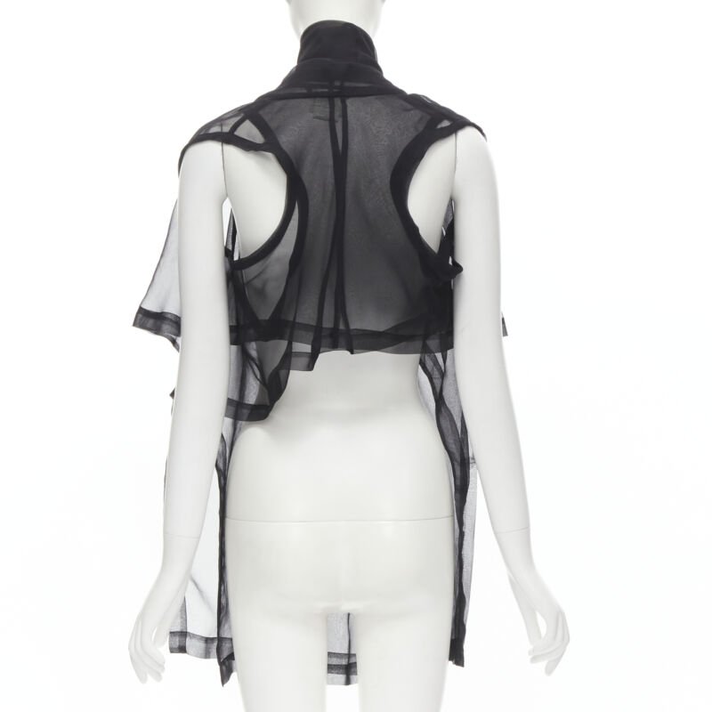 Comme Des Garcons Layered Sheer Shirt - Side view