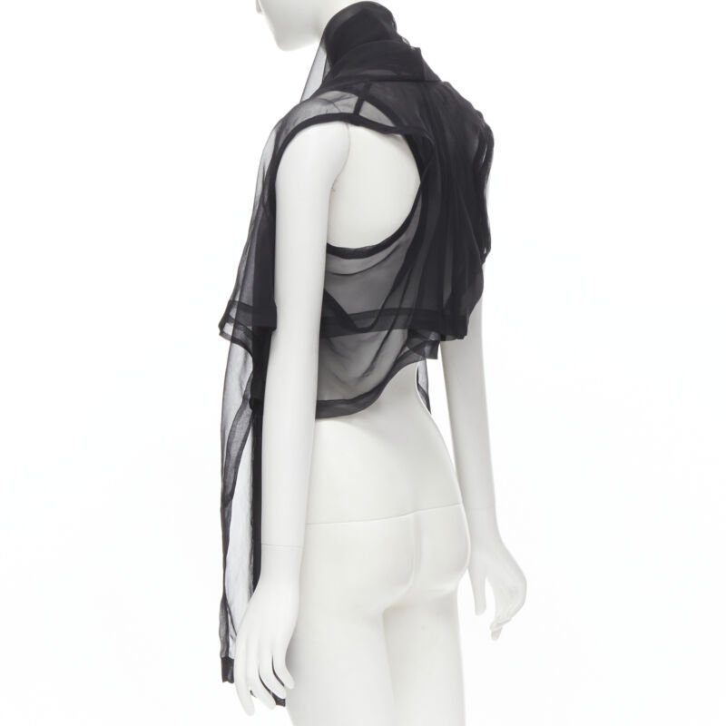 Comme Des Garcons Layered Sheer Shirt - Detail 1