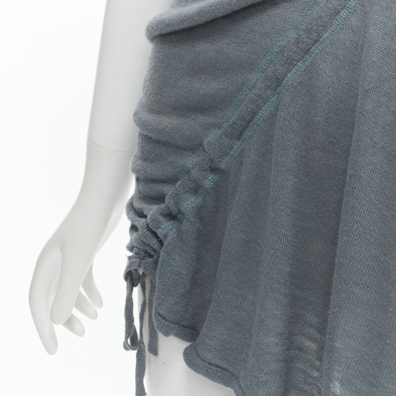 Issey Miyake Diagonal Bias Sweater - Back view