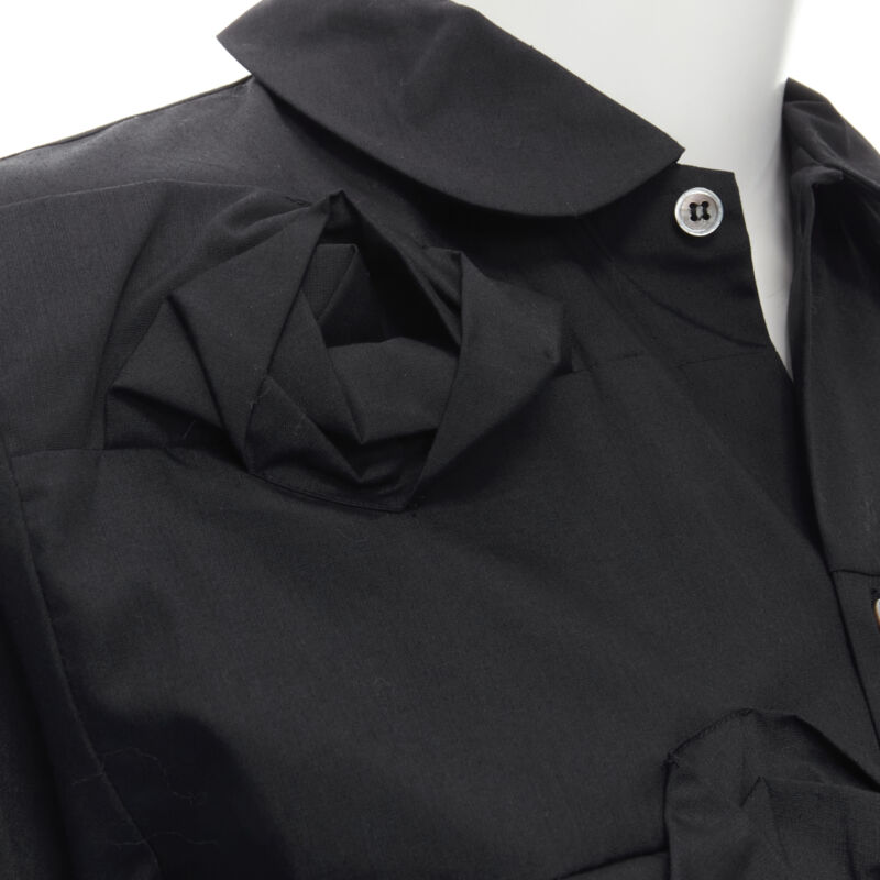 Junya Watanabe Rose Collar Shirt - Back view