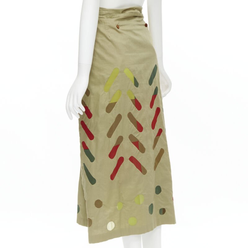 Issey Miyake Colorful Panel Skirt - Detail 1