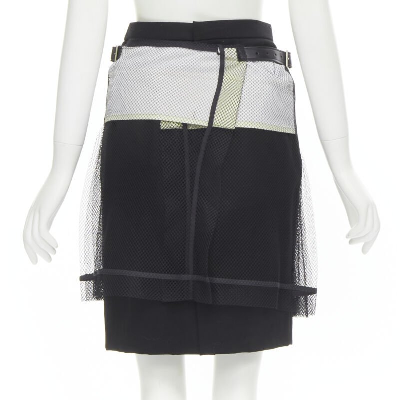 Comme Des Garcons Bow Mesh Skirt - Side view