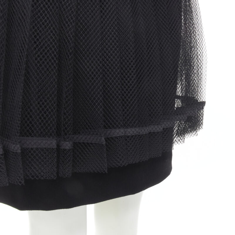 Comme Des Garcons Bow Mesh Skirt - Detail 2