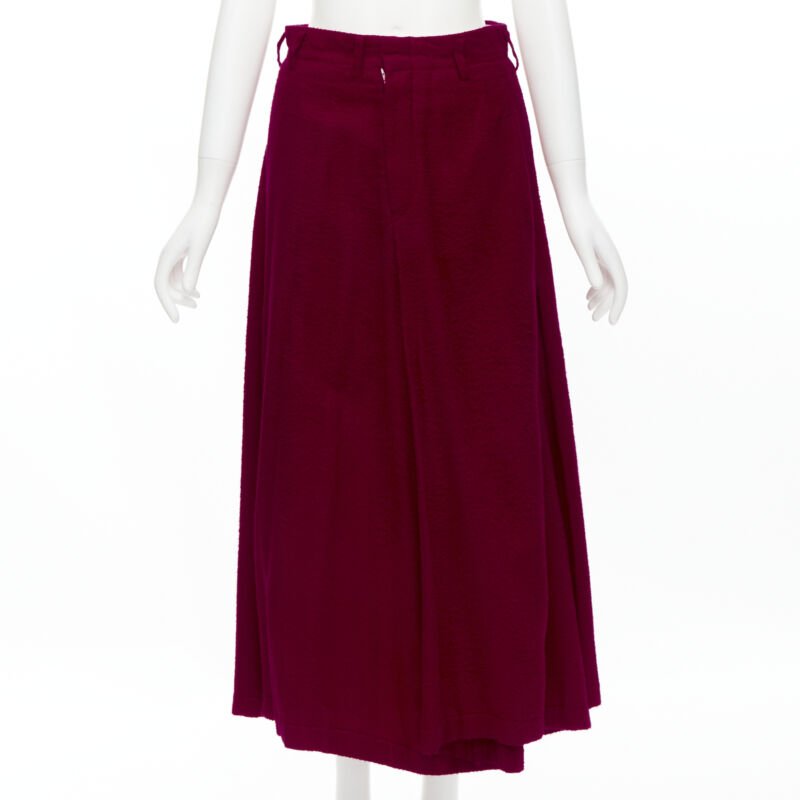 Comme Des Garcons Diagonal Pleat Skirt