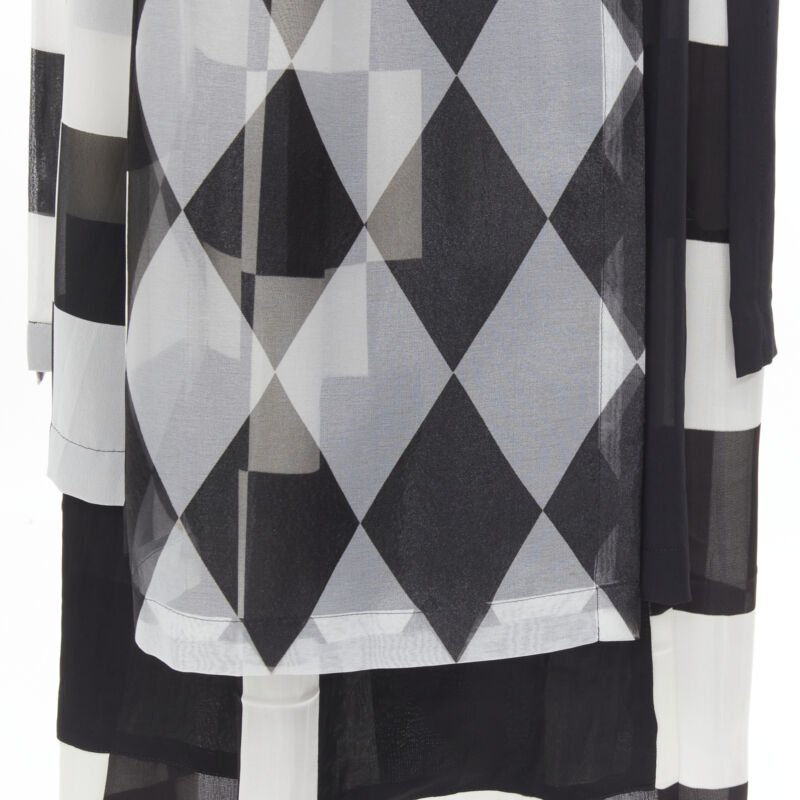 Comme Des Garcons Checkered Bomber Skirt - Image 12