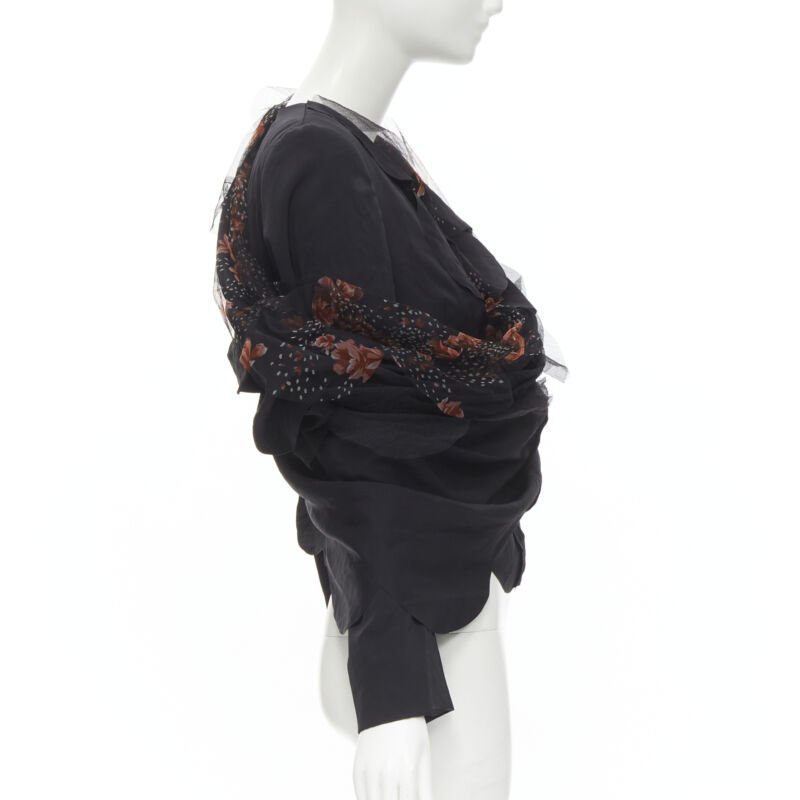 Comme Des Garcons Rose Tulle Blazer - 4