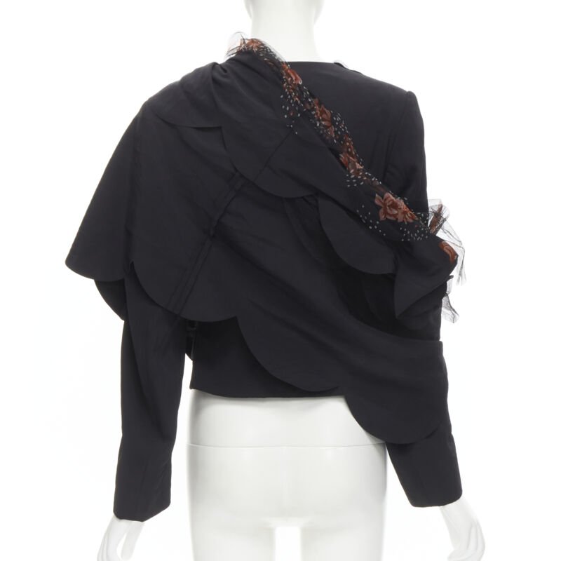 Comme Des Garcons Rose Tulle Blazer - Side view