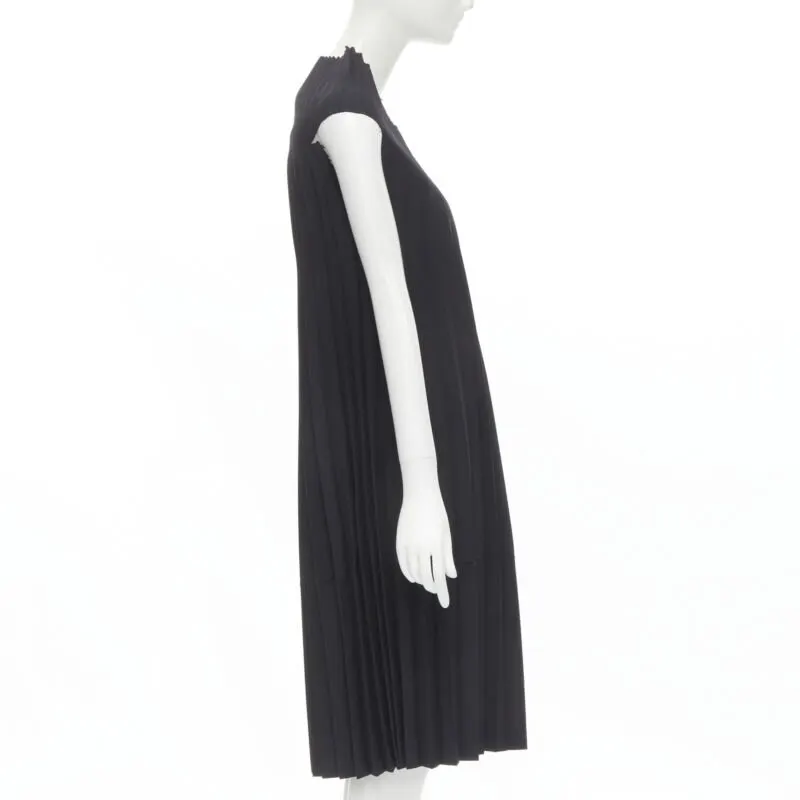 Junya Watanabe Accordion Dress Black Cotton Never worn - Model View