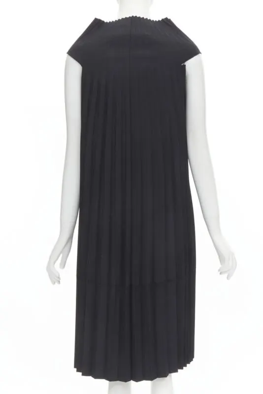 Junya Watanabe Accordion Dress Black Cotton Never worn - Box View