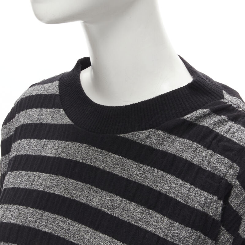 Issey Miyake Stripe Draped Sweater - Detail 2