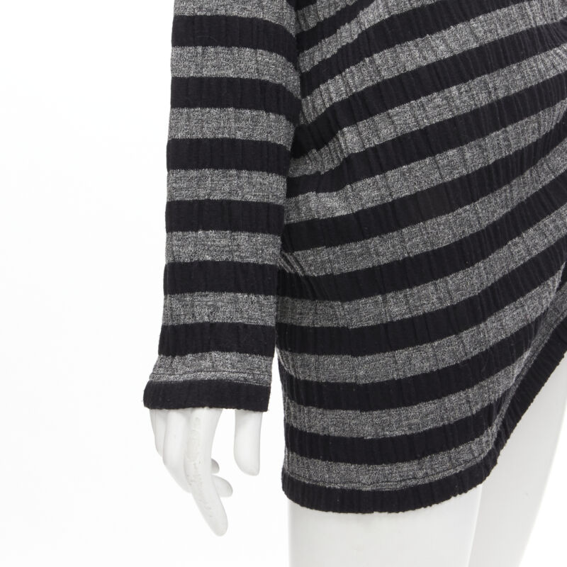 Issey Miyake Stripe Draped Sweater - Image 12