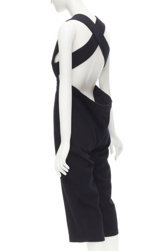 Comme Des Garcons Wool Cropped Jumpsuit