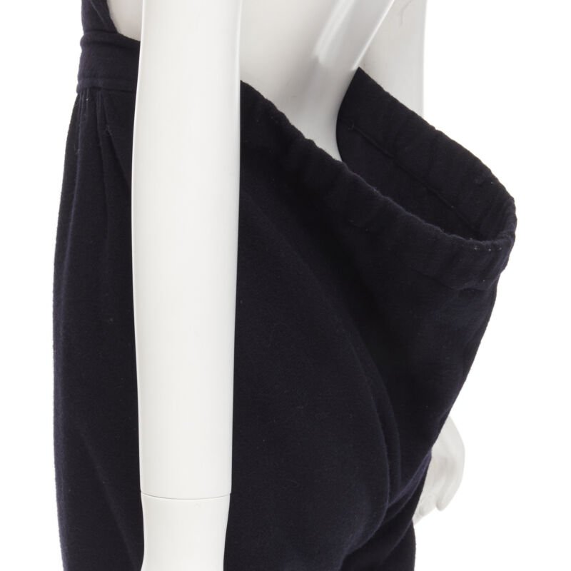 Comme Des Garcons Wool Cropped Jumpsuit - Back view