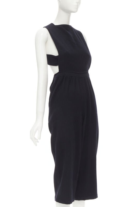 Comme Des Garcons Wool Cropped Jumpsuit - 4