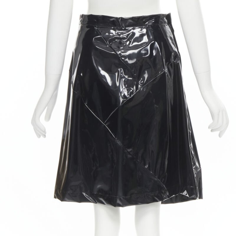 Comme Des Garcons Vinyl A-line Skirt