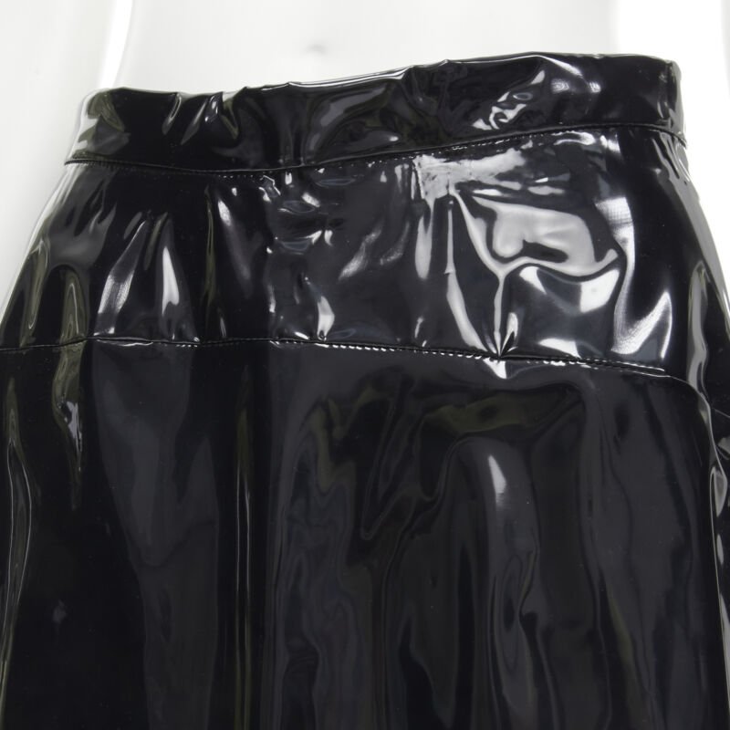Comme Des Garcons Vinyl A-line Skirt - Back view