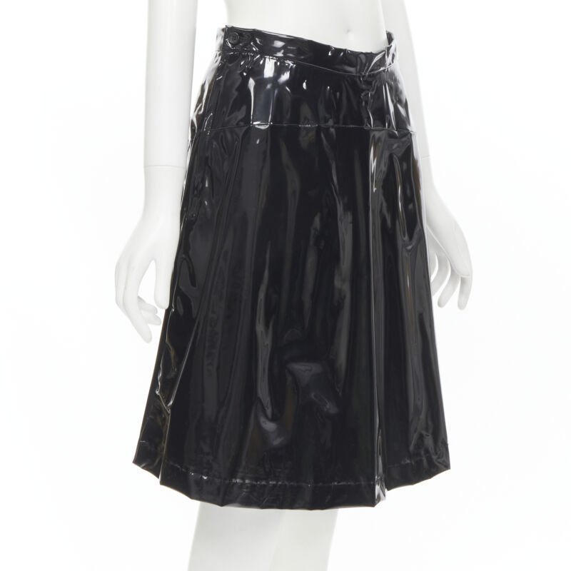 Comme Des Garcons Vinyl A-line Skirt - Image 6
