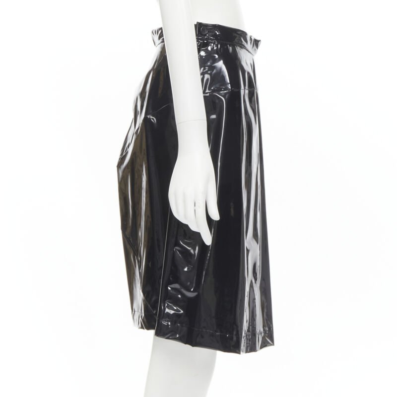 Comme Des Garcons Vinyl A-line Skirt - 4
