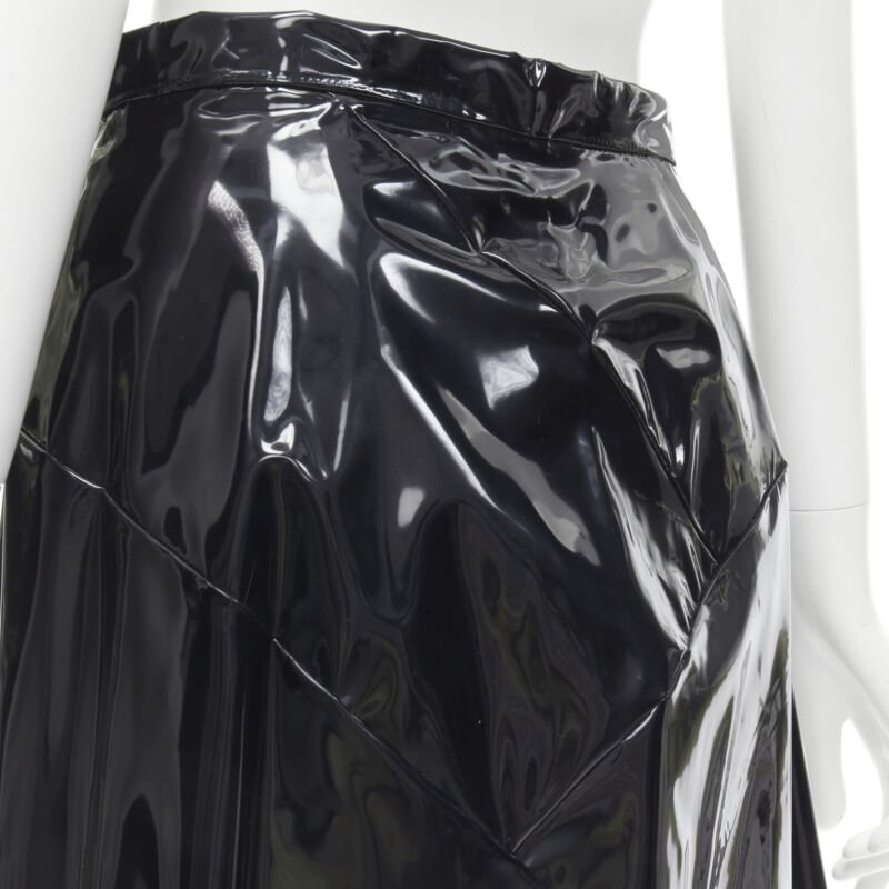 Comme Des Garcons Vinyl A-line Skirt - Detail 2