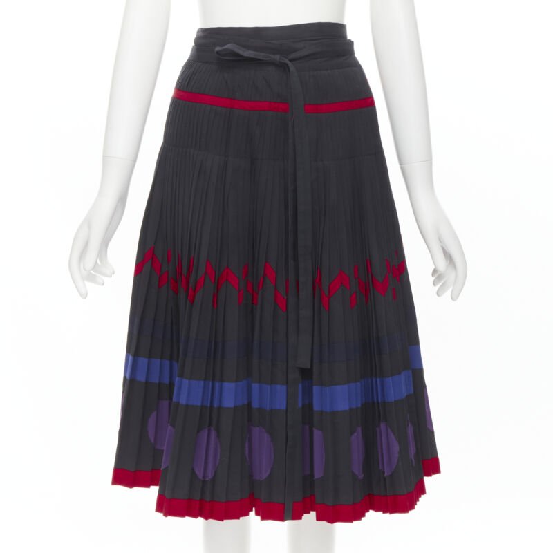 Comme Des Garcons Geometric Wrap Skirt