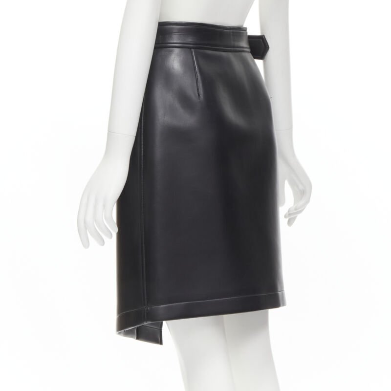 Comme Des Garcons Leather Wrap Skirt - Detail 1