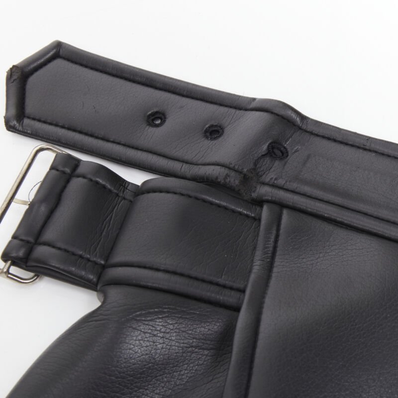 Comme Des Garcons Leather Wrap Skirt - Image 13