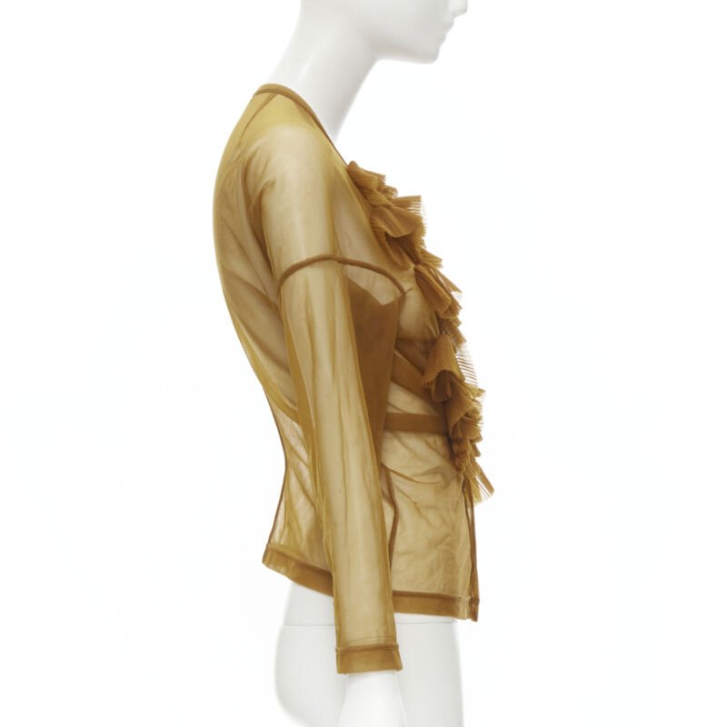 Comme Des Garcons Pleated Ruffle Shirt - 4