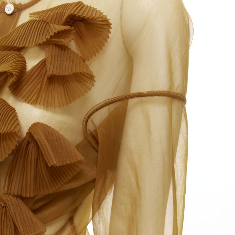 Comme Des Garcons Pleated Ruffle Shirt - Detail 2
