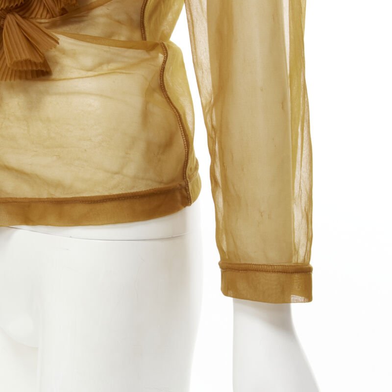 Comme Des Garcons Pleated Ruffle Shirt - Image 11