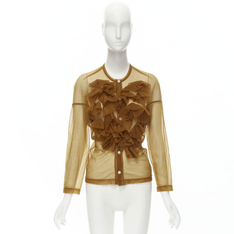 Comme Des Garcons Pleated Ruffle Shirt - Image 13