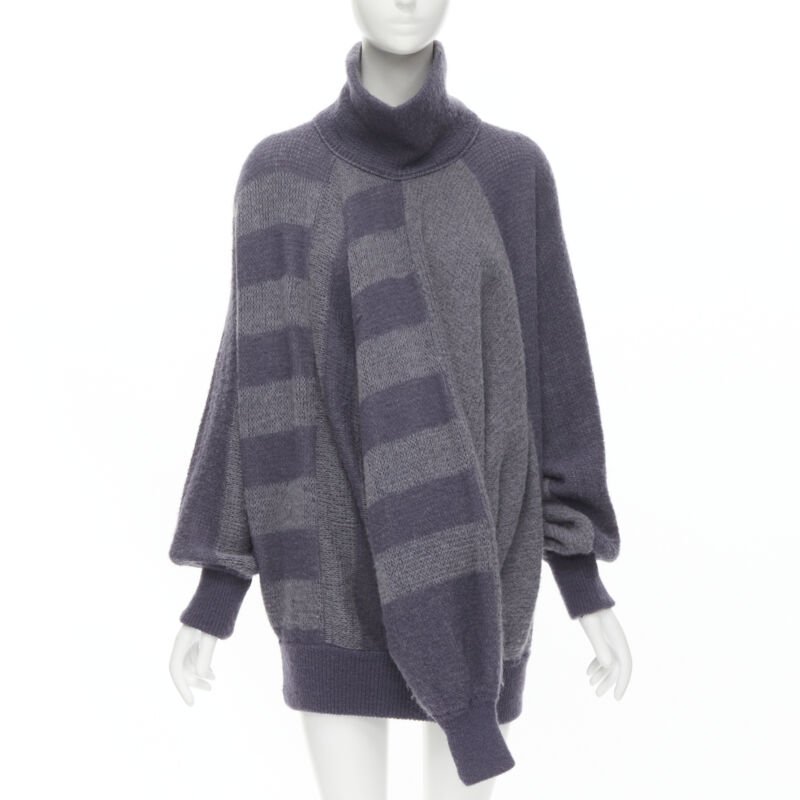 Issey Miyake Striped Sweater Dress