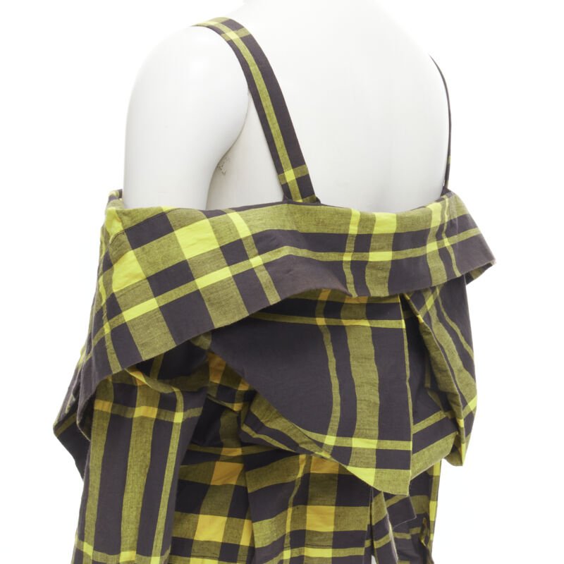 Issey Miyake Plaid Cotton Shirt - Image 12