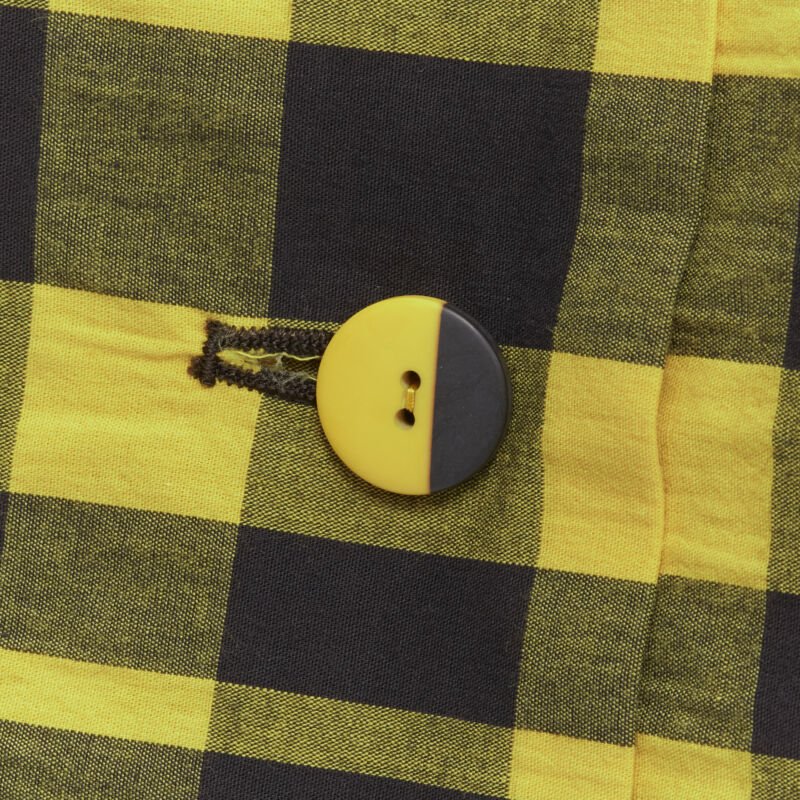 Issey Miyake Plaid Cotton Shirt - Image 13