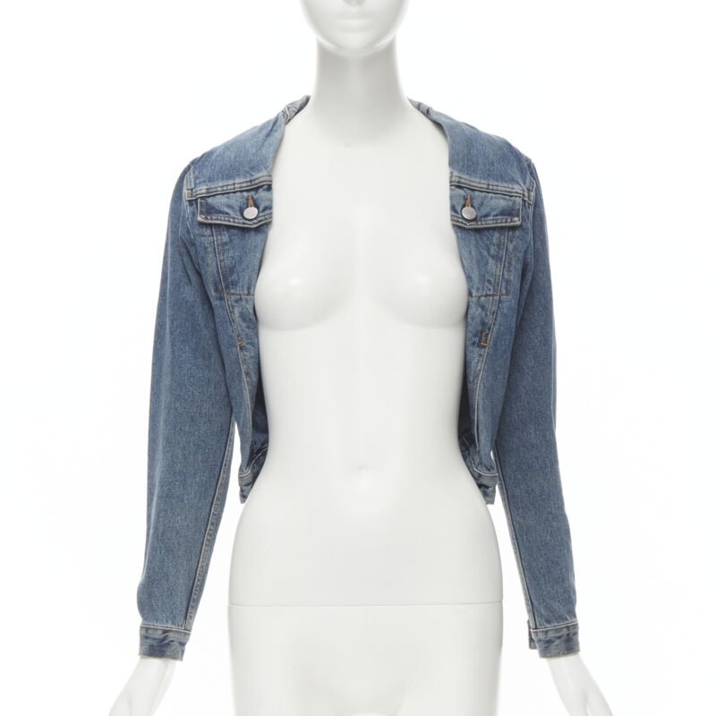 Maison Martin Margiela Denim Pinched Collar Jacket