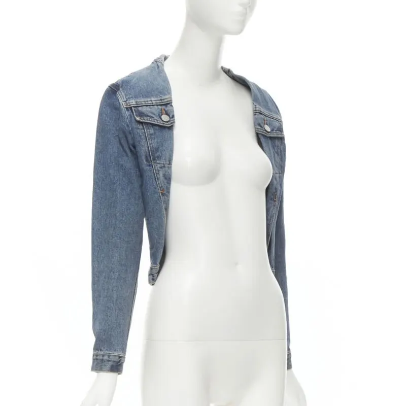 Maison Martin Margiela Denim Pinched Collar Jacket Blue Never worn - Inside View