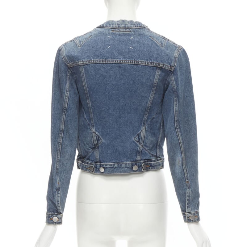 Maison Martin Margiela Denim Pinched Collar Jacket - Side view