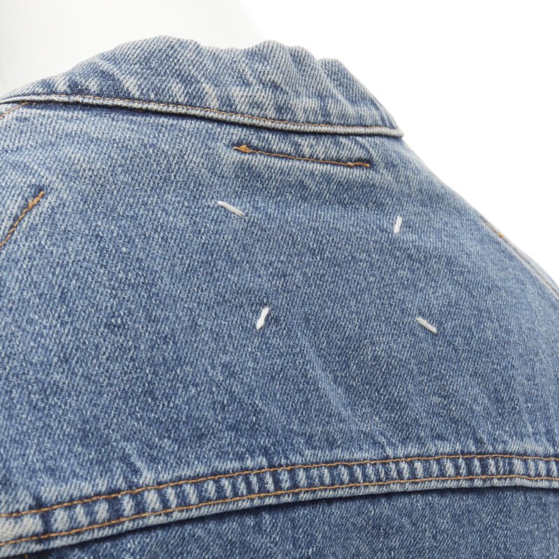 Maison Martin Margiela Denim Pinched Collar Jacket - Detail 2