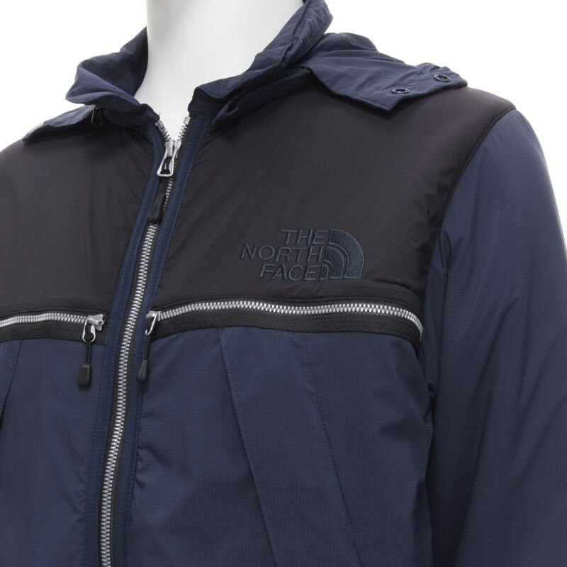 The North Face Navy Polartec Fleece Jacket - Back view
