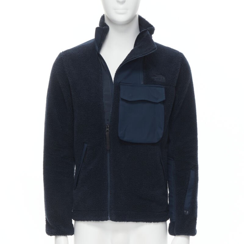 The North Face Navy Patch Zip Jacket