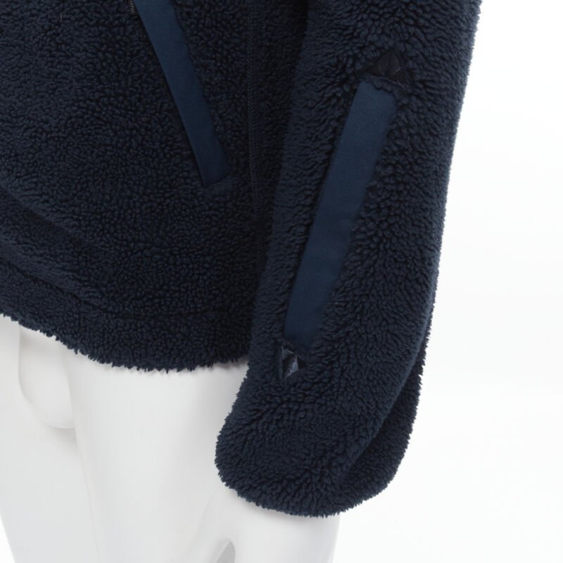 The North Face Navy Patch Zip Jacket - Back view